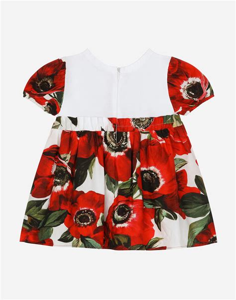 Poplin dress with bloomers in Imprima for Girls 